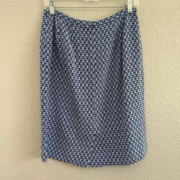 Sandra King Silk Skirt Size 10 EUC Career - Picture 2 of 4